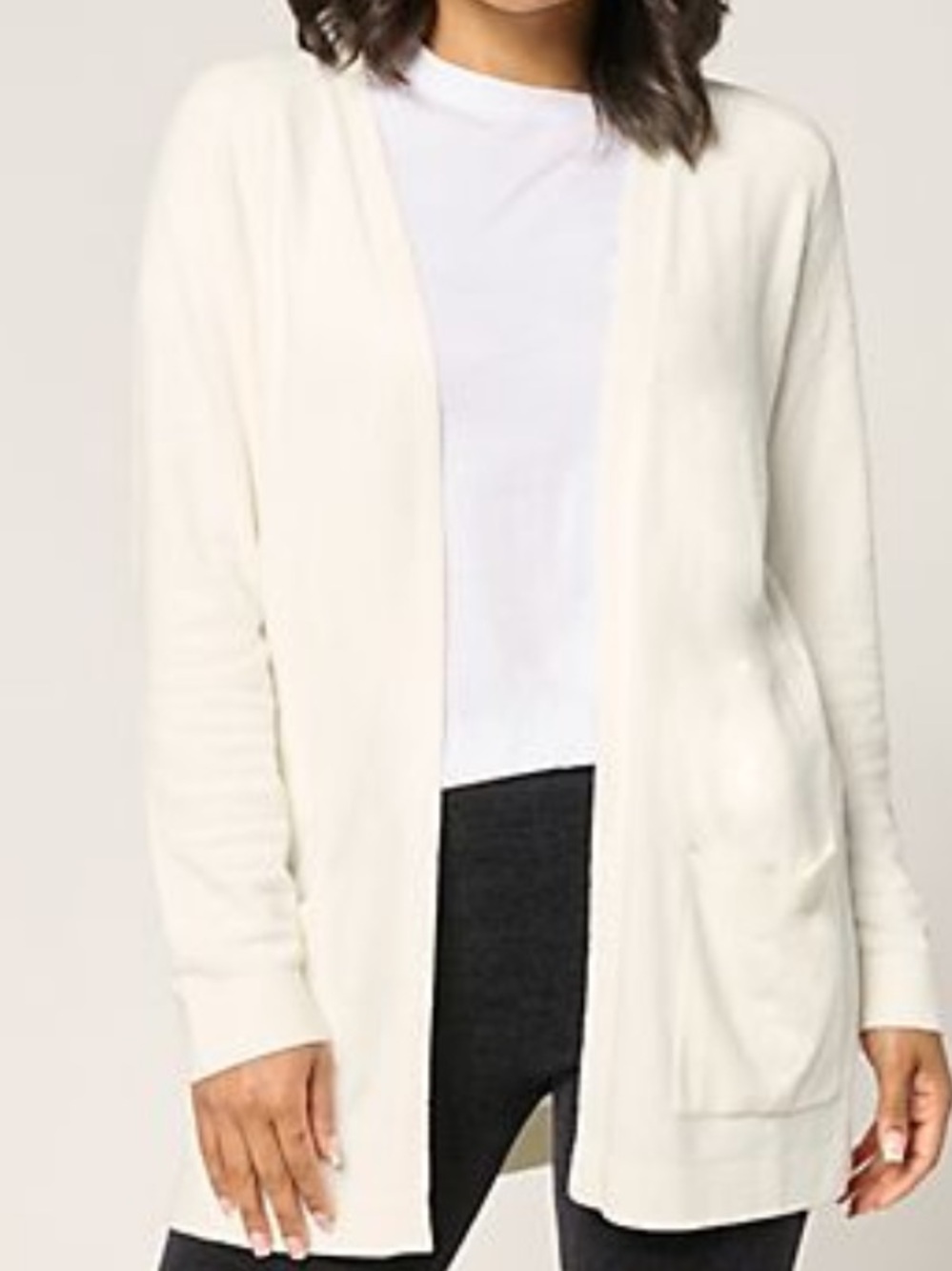 Barefoot Dreams CozyChic Ultra
Lite Sunrise Cardigan
Pearl Size 1X